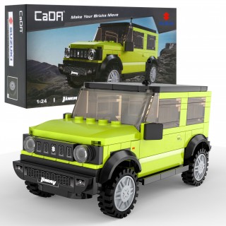 Stavebnica CaDA 192 ks. Terénne auto Suzuki Jimny 1:24 pre deti 8+