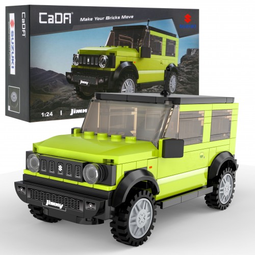 Stavebnica CaDA 192 ks. Terénne auto Suzuki Jimny 1:24 pre deti 8+