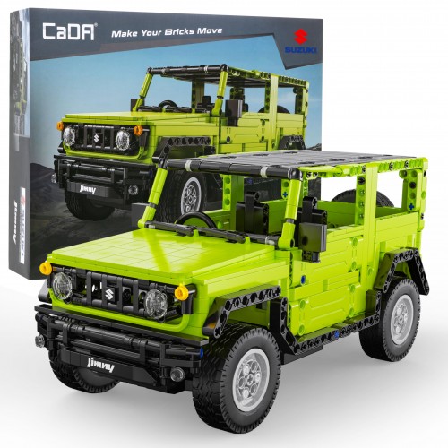 Stavebnica CaDA 579 ks. Diaľkovo ovládané Suzuki Jimny terénne auto 1:12