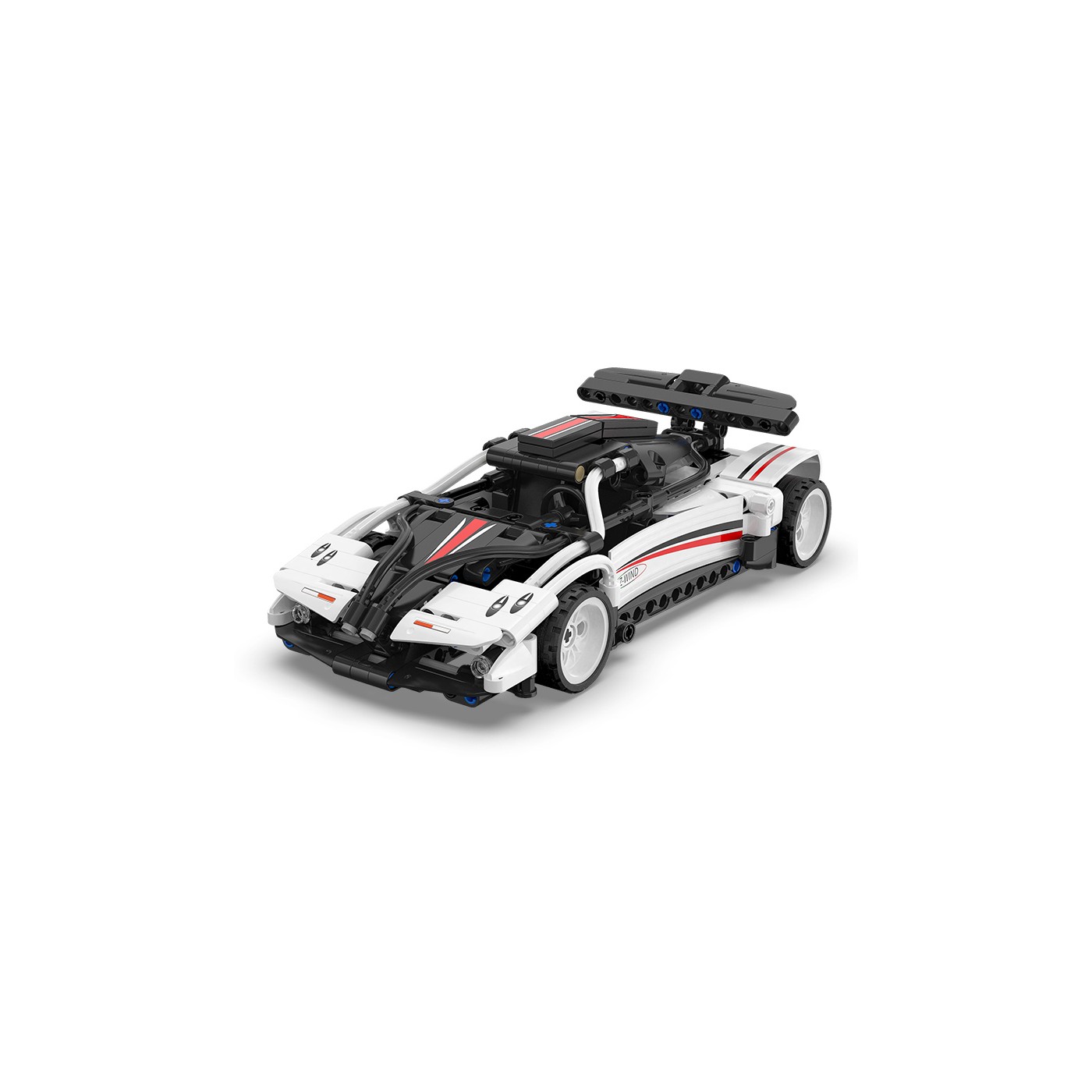 Stavebnica CaDA 380 ks. Športové auto Z-Wind s pohonom Pull-back pre deti 6+