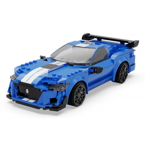 Stavebnica CaDA 325 ks. Diaľkovo ovládaný Blue Knight Pretekárske auto pre deti 6+