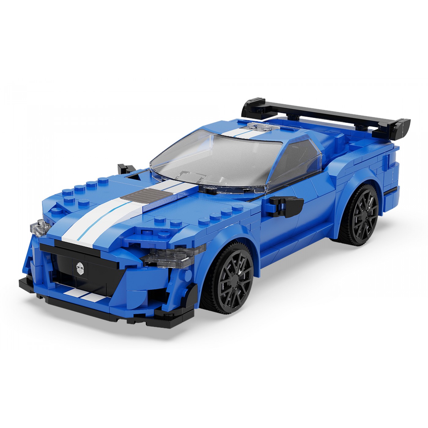 Stavebnica CaDA 325 ks. Diaľkovo ovládaný Blue Knight Pretekárske auto pre deti 6+