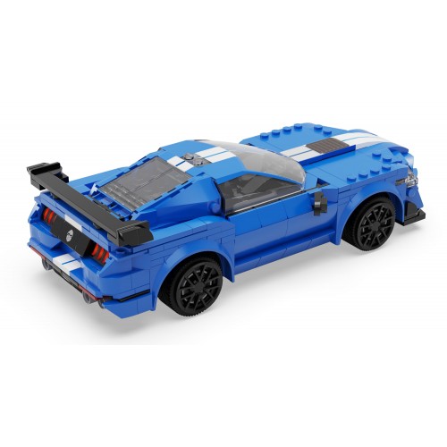 Stavebnica CaDA 325 ks. Diaľkovo ovládaný Blue Knight Pretekárske auto pre deti 6+