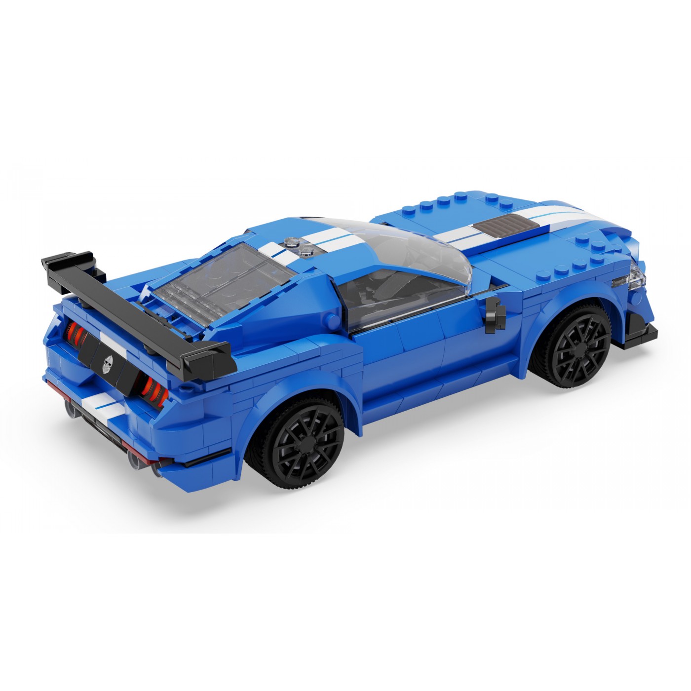 Stavebnica CaDA 325 ks. Diaľkovo ovládaný Blue Knight Pretekárske auto pre deti 6+