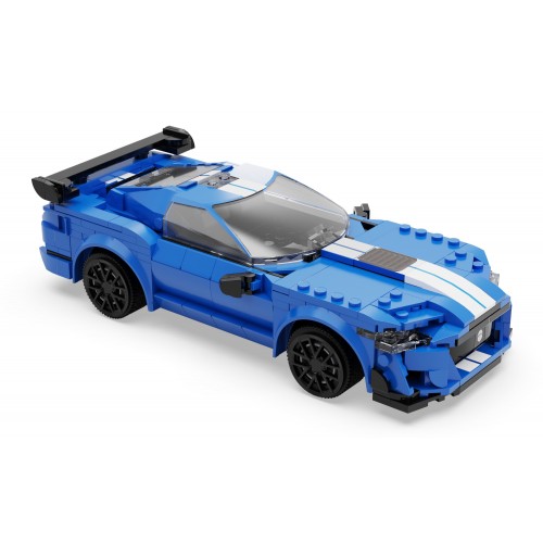 Stavebnica CaDA 325 ks. Diaľkovo ovládaný Blue Knight Pretekárske auto pre deti 6+
