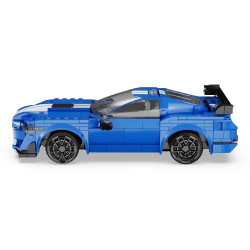 Stavebnica CaDA 325 ks. Diaľkovo ovládaný Blue Knight Pretekárske auto pre deti 6+