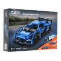 Stavebnica CaDA 380 ks. Športové auto Shadow s pohonom Pull-back pre deti 6+