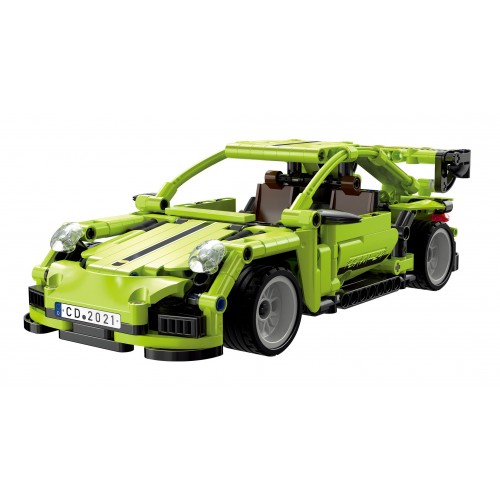 Stavebnica CaDA 387 ks. Športové auto Legend s pohonom Pull-back pre deti 6+