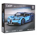 Stavebnica CaDA 1196 ks. Pretekárske auto Blue Phantom pre deti 8+