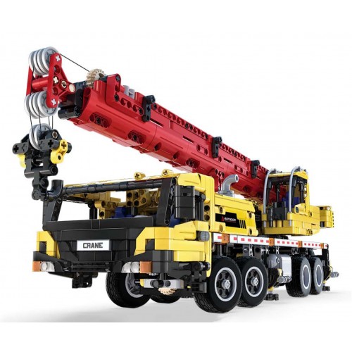 Stavebnica CaDA 1831 ks. Stavebný žeriav + Pohyblivé funkcie pre deti 8+