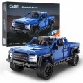 Stavebnica CaDA 390 ks. Terénny pick-up s pohonom Pull-back pre deti 6+