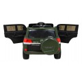 Toyota Land Cruiser na batériu Zelený + Ovládač + Úložný priestor + EVA + Pomalý štart + LED MP3