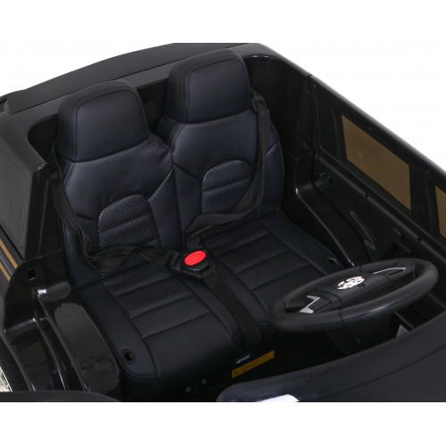 Toyota Land Cruiser na batériu Čierny + Ovládač + Úložný priestor + EVA + Pomalý štart + LED MP3