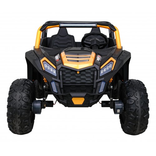 Buggy ATV Racing pre 2 deti Zlatý + Pohon 4x4 + Ovládač + Pomalý štart + MP3 LED