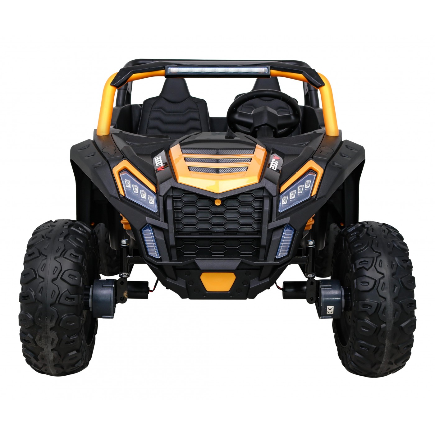 Buggy ATV Racing pre 2 deti Zlatý + Pohon 4x4 + Ovládač + Pomalý štart + MP3 LED