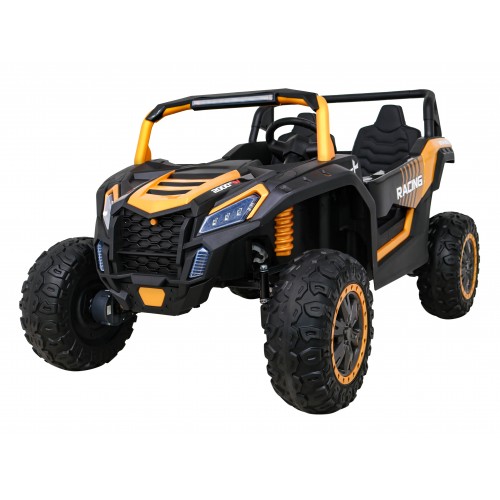 Buggy ATV Racing pre 2 deti Zlatý + Pohon 4x4 + Ovládač + Pomalý štart + MP3 LED