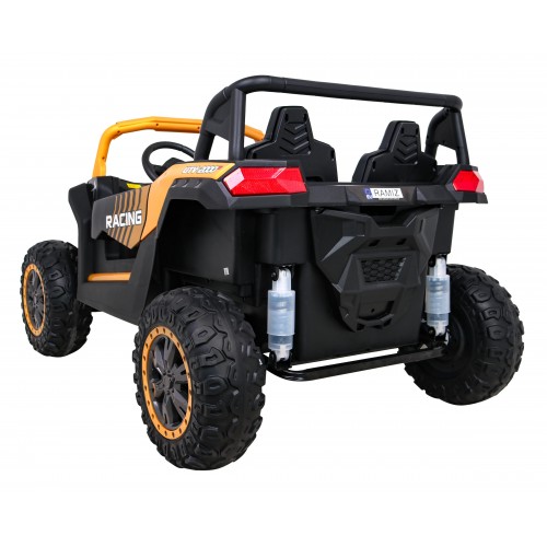 Buggy ATV Racing pre 2 deti Zlatý + Pohon 4x4 + Ovládač + Pomalý štart + MP3 LED