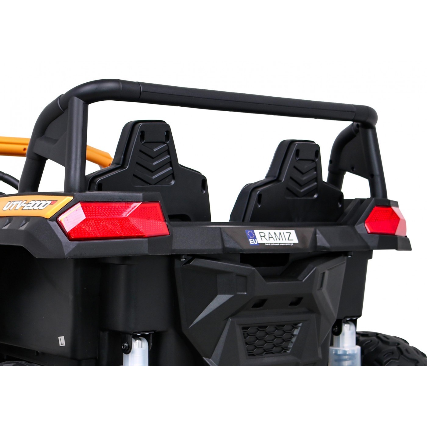 Buggy ATV Racing pre 2 deti Zlatý + Pohon 4x4 + Ovládač + Pomalý štart + MP3 LED