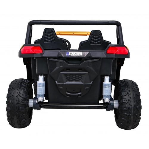 Buggy ATV Racing pre 2 deti Zlatý + Pohon 4x4 + Ovládač + Pomalý štart + MP3 LED