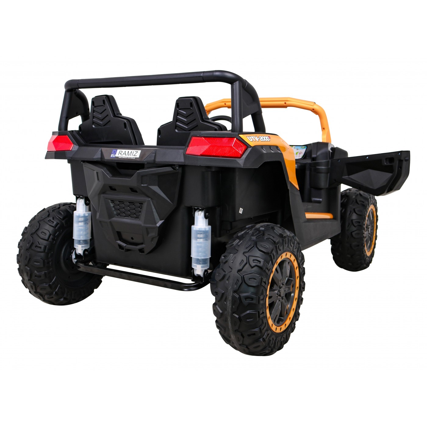 Buggy ATV Racing pre 2 deti Zlatý + Pohon 4x4 + Ovládač + Pomalý štart + MP3 LED