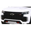 Chevrolet Tahoe Elektrické autíčko pre deti Biele + Ovládač + EVA + Rádio MP3 + LED