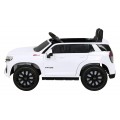 Chevrolet Tahoe Elektrické autíčko pre deti Biele + Ovládač + EVA + Rádio MP3 + LED