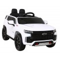 Chevrolet Tahoe Elektrické autíčko pre deti Biele + Ovládač + EVA + Rádio MP3 + LED