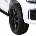 Chevrolet Tahoe Elektrické autíčko pre deti Biele + Ovládač + EVA + Rádio MP3 + LED
