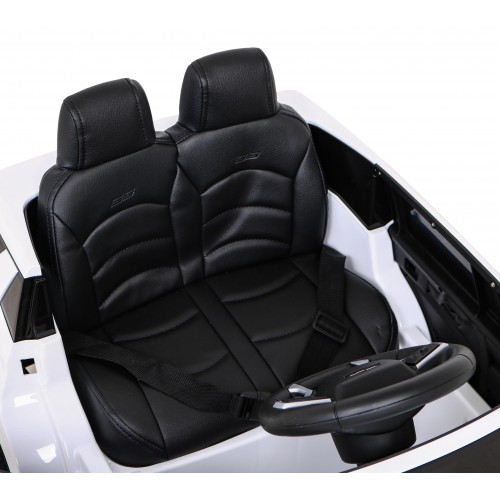 Chevrolet Tahoe Elektrické autíčko pre deti Biele + Ovládač + EVA + Rádio MP3 + LED