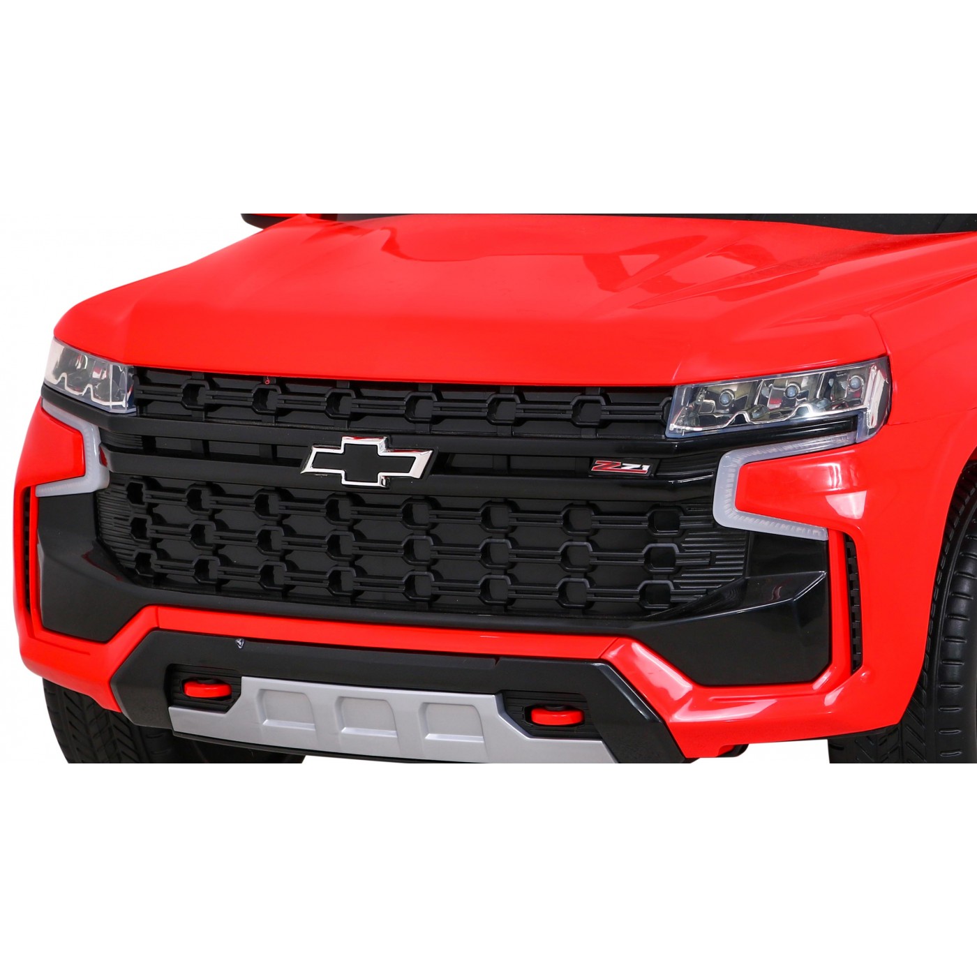 Chevrolet Tahoe Elektrické autíčko pre deti Červené + Ovládač + EVA + Rádio MP3 + LED