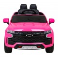 Chevrolet Tahoe Elektrické autíčko pre deti Ružové + Ovládač + EVA + Rádio MP3 + LED
