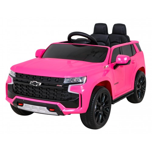 Chevrolet Tahoe Elektrické autíčko pre deti Ružové + Ovládač + EVA + Rádio MP3 + LED