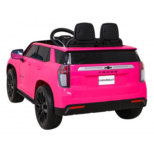 Chevrolet Tahoe Elektrické autíčko pre deti Ružové + Ovládač + EVA + Rádio MP3 + LED