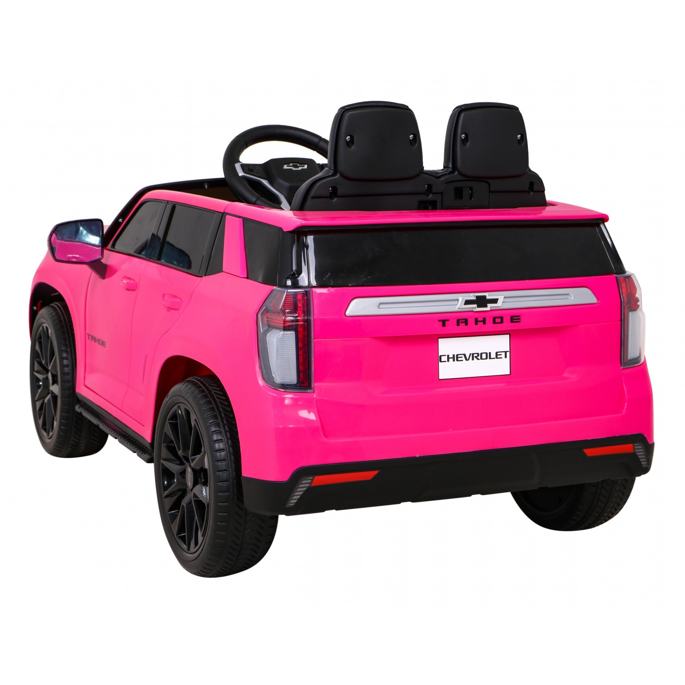 Chevrolet Tahoe Elektrické autíčko pre deti Ružové + Ovládač + EVA + Rádio MP3 + LED