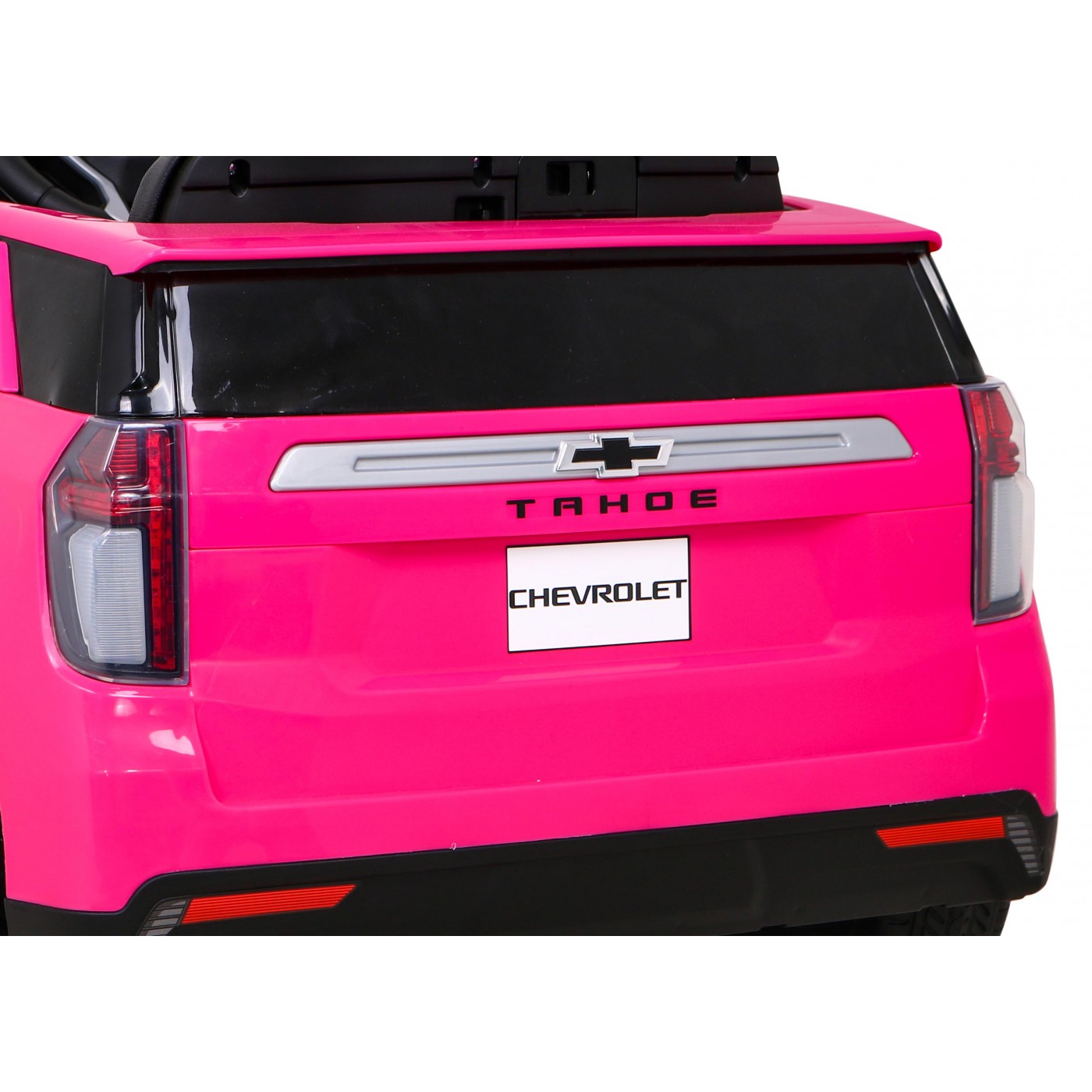 Chevrolet Tahoe Elektrické autíčko pre deti Ružové + Ovládač + EVA + Rádio MP3 + LED