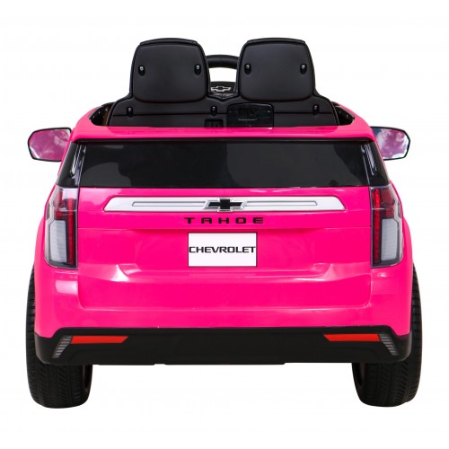 Chevrolet Tahoe Elektrické autíčko pre deti Ružové + Ovládač + EVA + Rádio MP3 + LED
