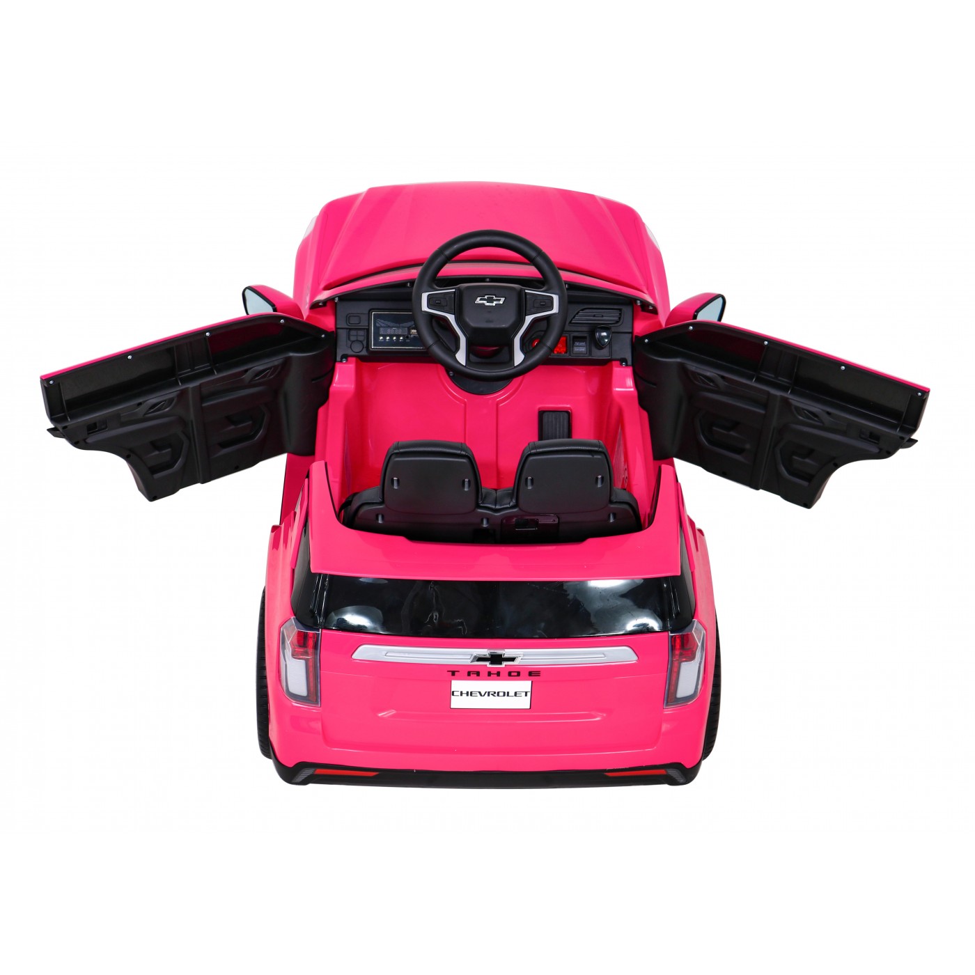 Chevrolet Tahoe Elektrické autíčko pre deti Ružové + Ovládač + EVA + Rádio MP3 + LED