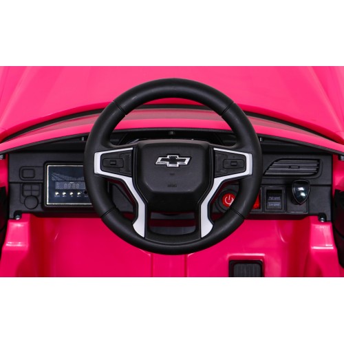 Chevrolet Tahoe Elektrické autíčko pre deti Ružové + Ovládač + EVA + Rádio MP3 + LED