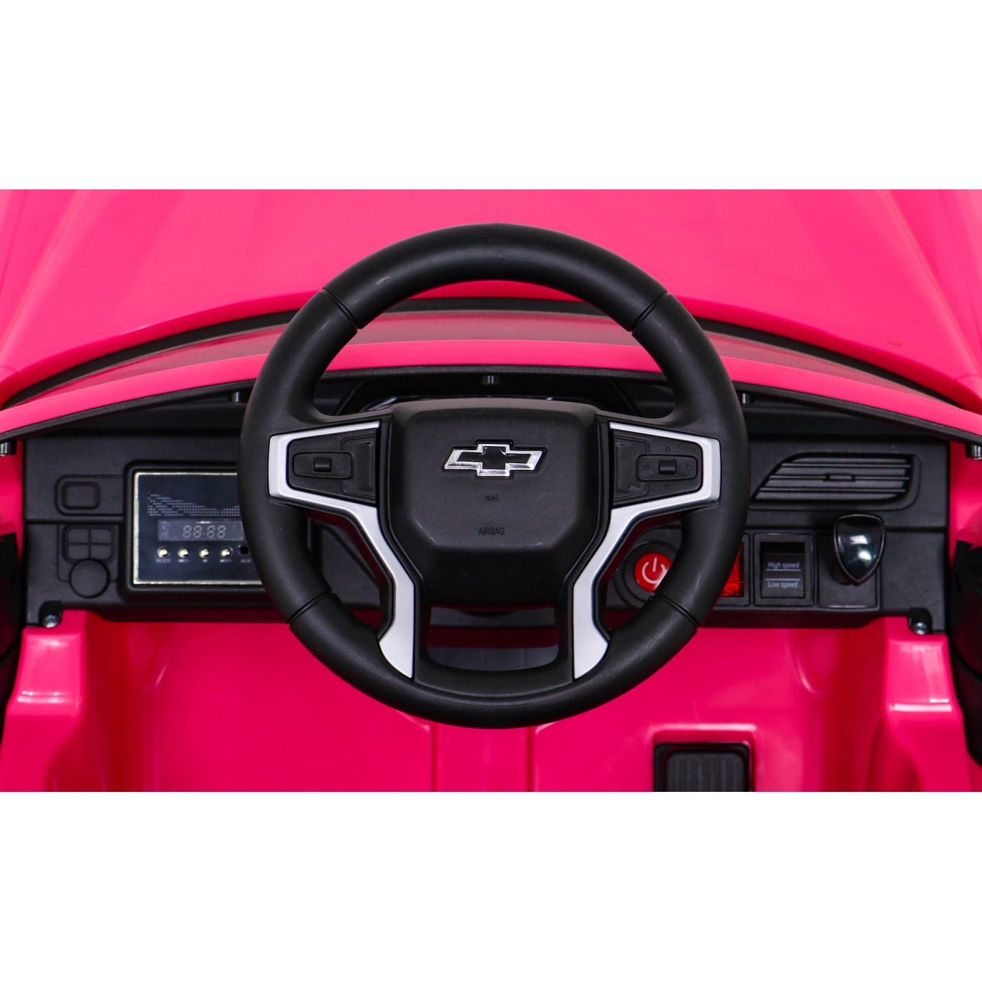 Chevrolet Tahoe Elektrické autíčko pre deti Ružové + Ovládač + EVA + Rádio MP3 + LED