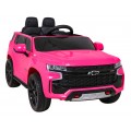Chevrolet Tahoe Elektrické autíčko pre deti Ružové + Ovládač + EVA + Rádio MP3 + LED