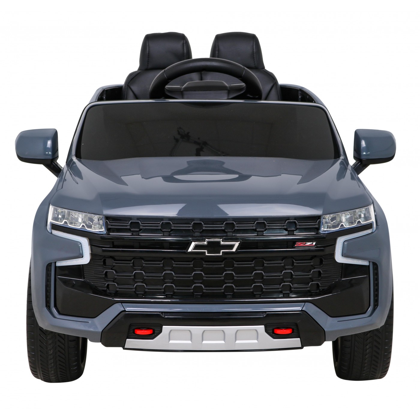 Chevrolet Tahoe Elektrické autíčko pre deti Šedé + Ovládač + EVA + Rádio MP3 + LED