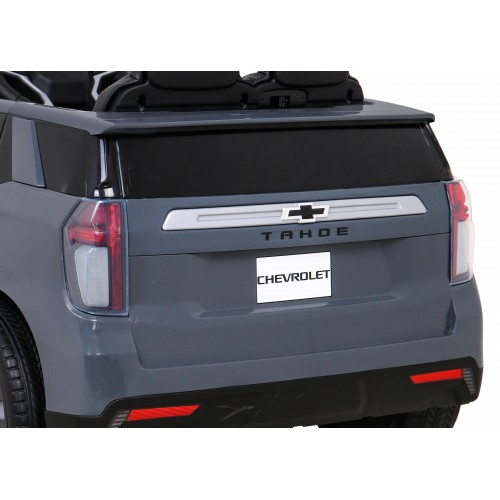 Chevrolet Tahoe Elektrické autíčko pre deti Šedé + Ovládač + EVA + Rádio MP3 + LED