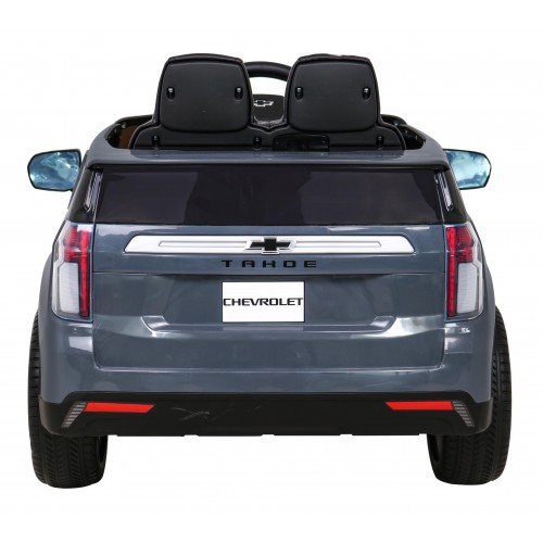 Chevrolet Tahoe Elektrické autíčko pre deti Šedé + Ovládač + EVA + Rádio MP3 + LED