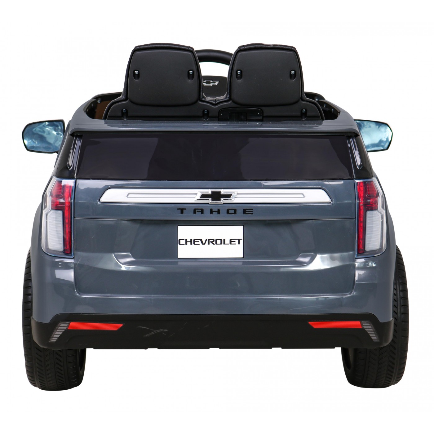 Chevrolet Tahoe Elektrické autíčko pre deti Šedé + Ovládač + EVA + Rádio MP3 + LED