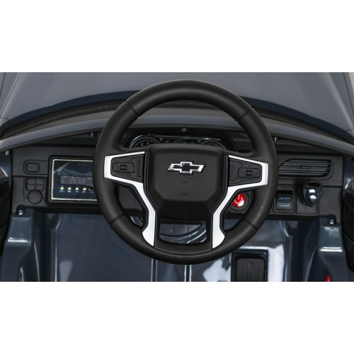 Chevrolet Tahoe Elektrické autíčko pre deti Šedé + Ovládač + EVA + Rádio MP3 + LED