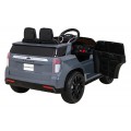 Chevrolet Tahoe Elektrické autíčko pre deti Šedé + Ovládač + EVA + Rádio MP3 + LED