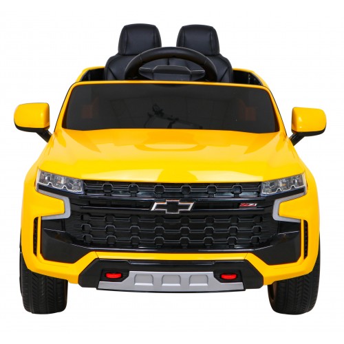 Chevrolet Tahoe Elektrické autíčko pre deti Žlté + Ovládač + EVA + Rádio MP3 + LED