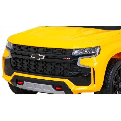 Chevrolet Tahoe Elektrické autíčko pre deti Žlté + Ovládač + EVA + Rádio MP3 + LED