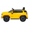 Chevrolet Tahoe Elektrické autíčko pre deti Žlté + Ovládač + EVA + Rádio MP3 + LED