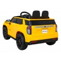 Chevrolet Tahoe Elektrické autíčko pre deti Žlté + Ovládač + EVA + Rádio MP3 + LED